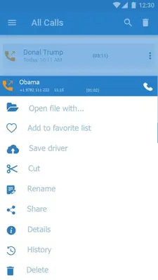 Auto Call Recorder android App screenshot 5